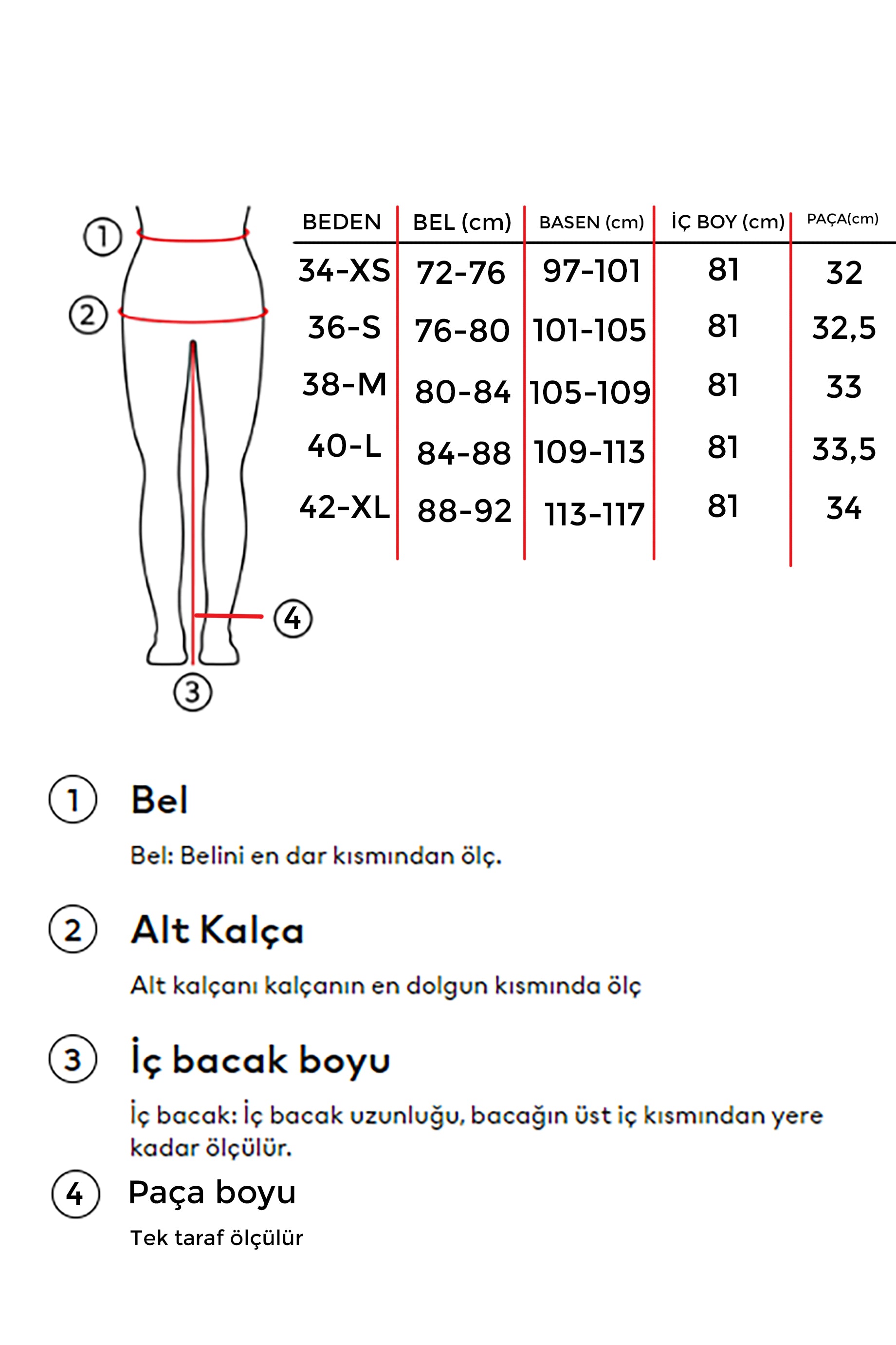 Kadın Mavi Kot Rengi 4S5-4 Boxer Detaylı Palazzo Fit %100 Koton Denim Jean