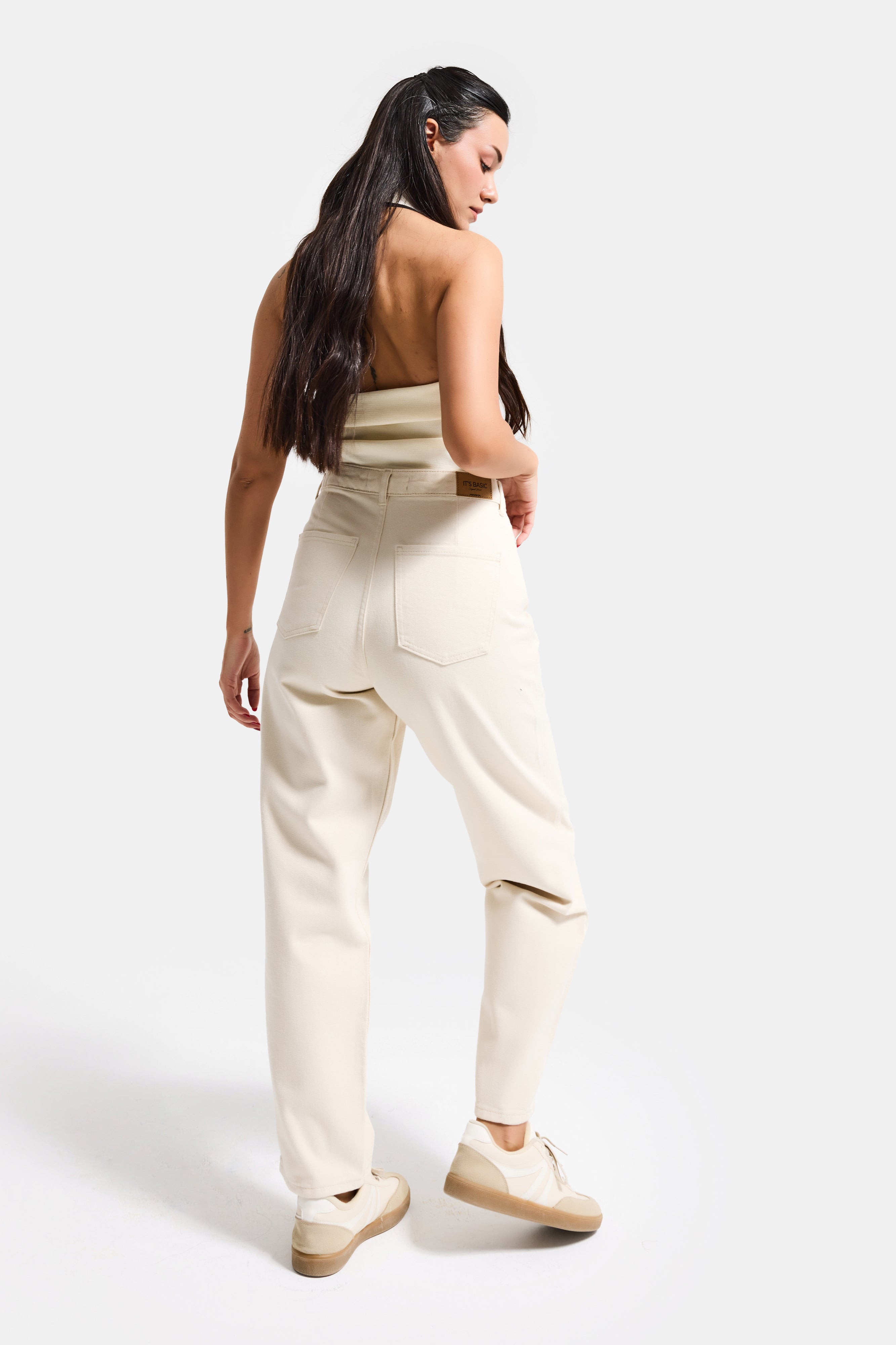 Kadın Raw 7s6-69 Relax Fit %100 Koton Denim Jean