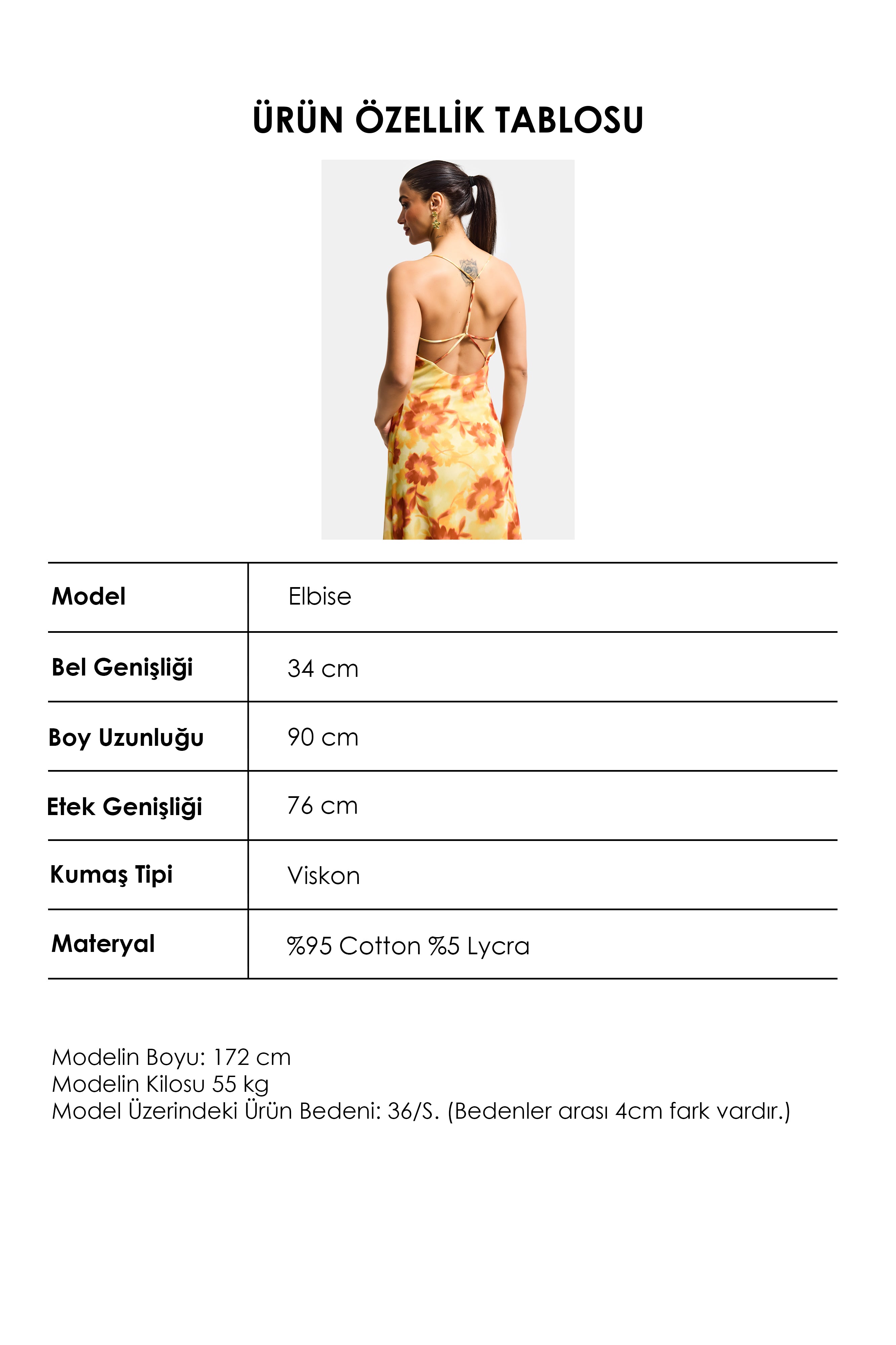 Women's Yellow Printed S6 Floral Pattern-4 Maxi Length Custom Design Elastane Dress