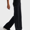Kadın Siyah Black Od Renk Olea Wide Leg Fit Rahat Kalıp Yüksek Bel Denim Jean