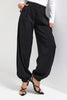 Kadın Siyah s6-1 Baggy Jogger Bol Kesim Pantolon