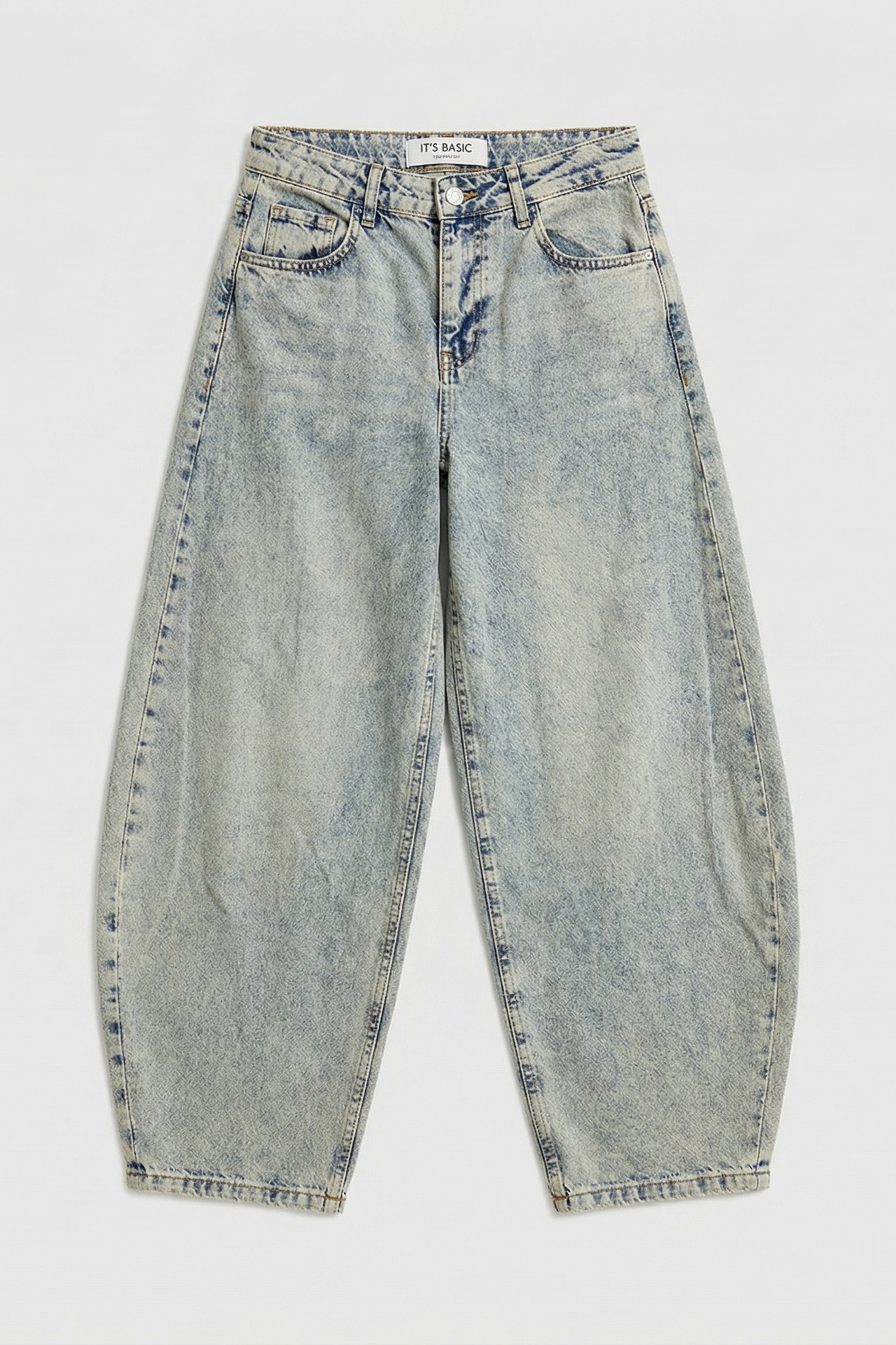 Kadın T.Kot 4s6-67 Mega Balon Fit %100 Koton Denim Jean