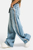 Women's T.Kot Color 12s6-32 Super Baggy Fit Custom Design Denim Jean
