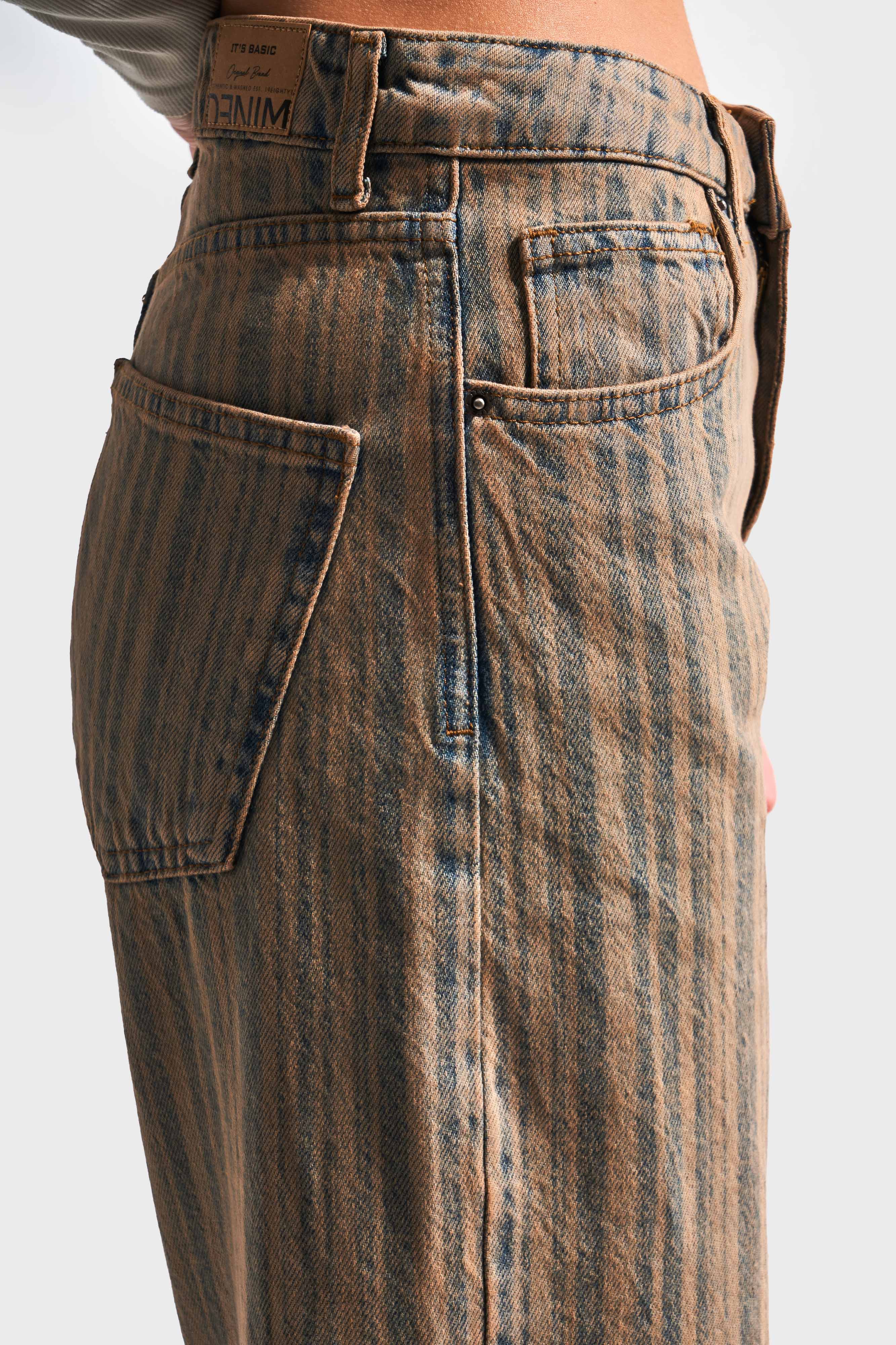 Women's T.Jeans Color 1w48 Loose Fit Special Wash 100% Cotton Denim