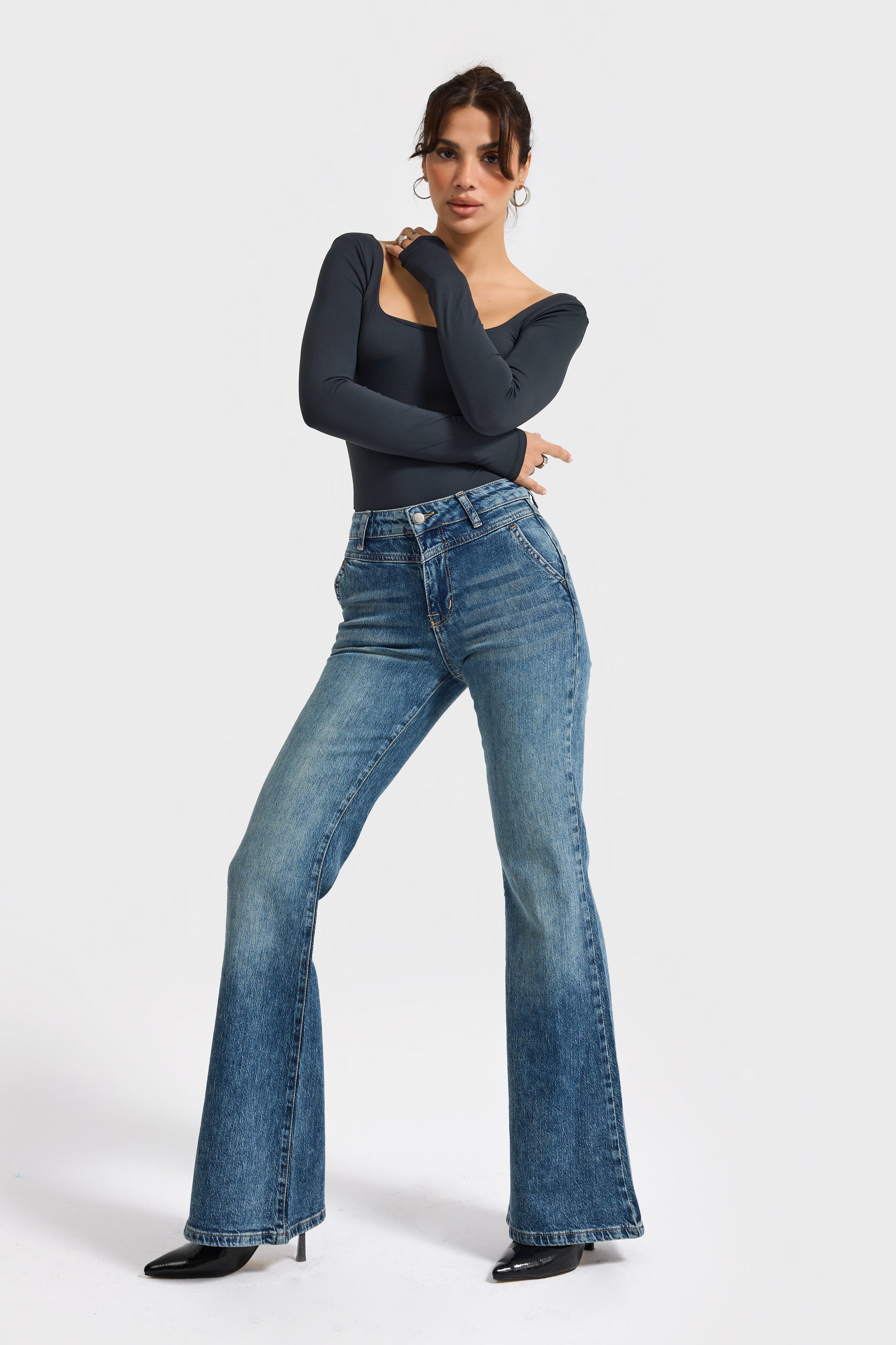 Kadın T.Kot Rengi 2s6-11 Flare Fit Viskon Elastan Kumaş Denim Jean