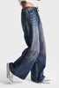 Женские джинсы T.Jeans Color 2w48 Lace-up Palazzo Fit Waist Elastic Denim