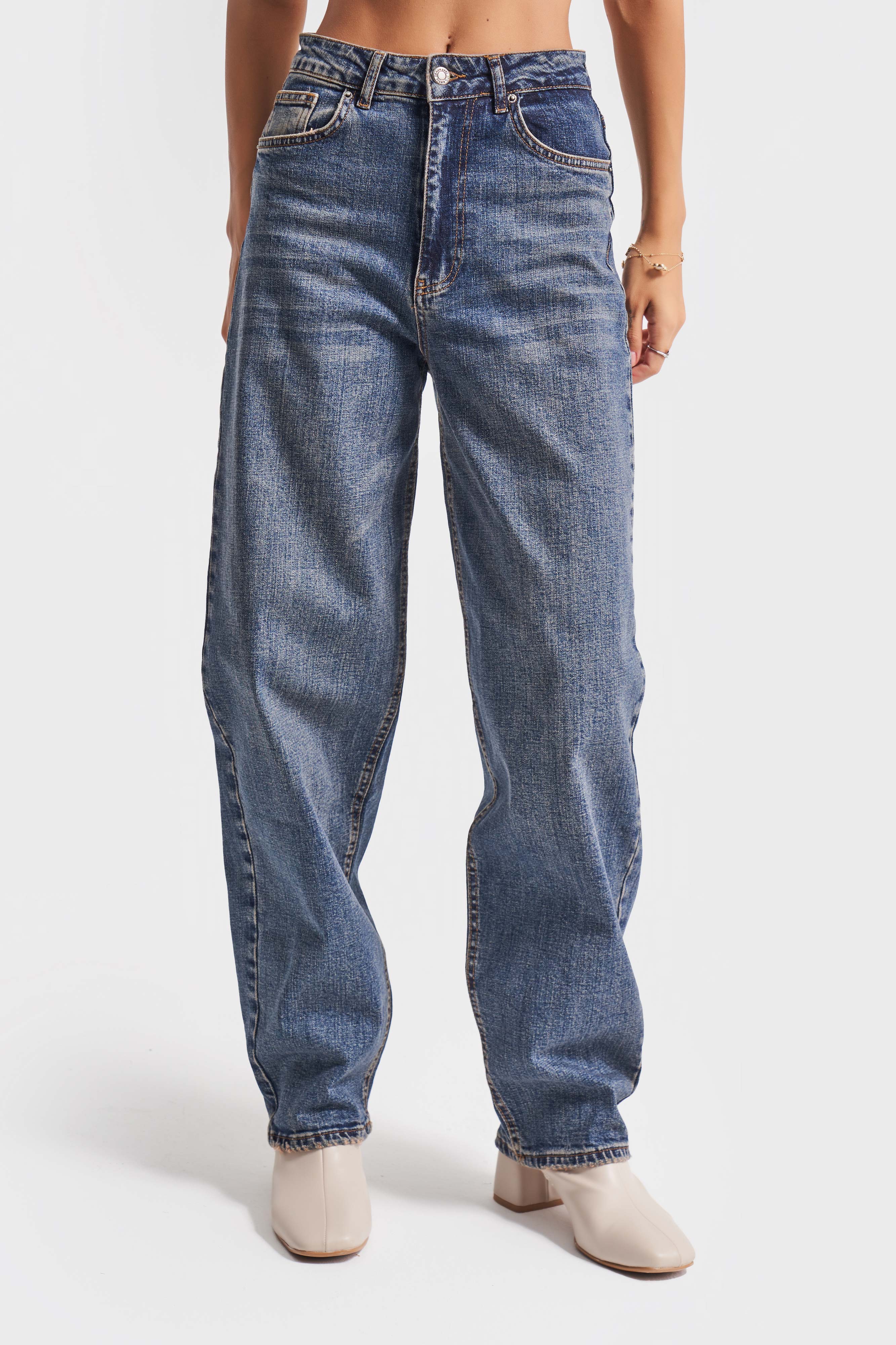Women's T.Jeans Color 2w48 Skater Fit Lycra Flexible Denim