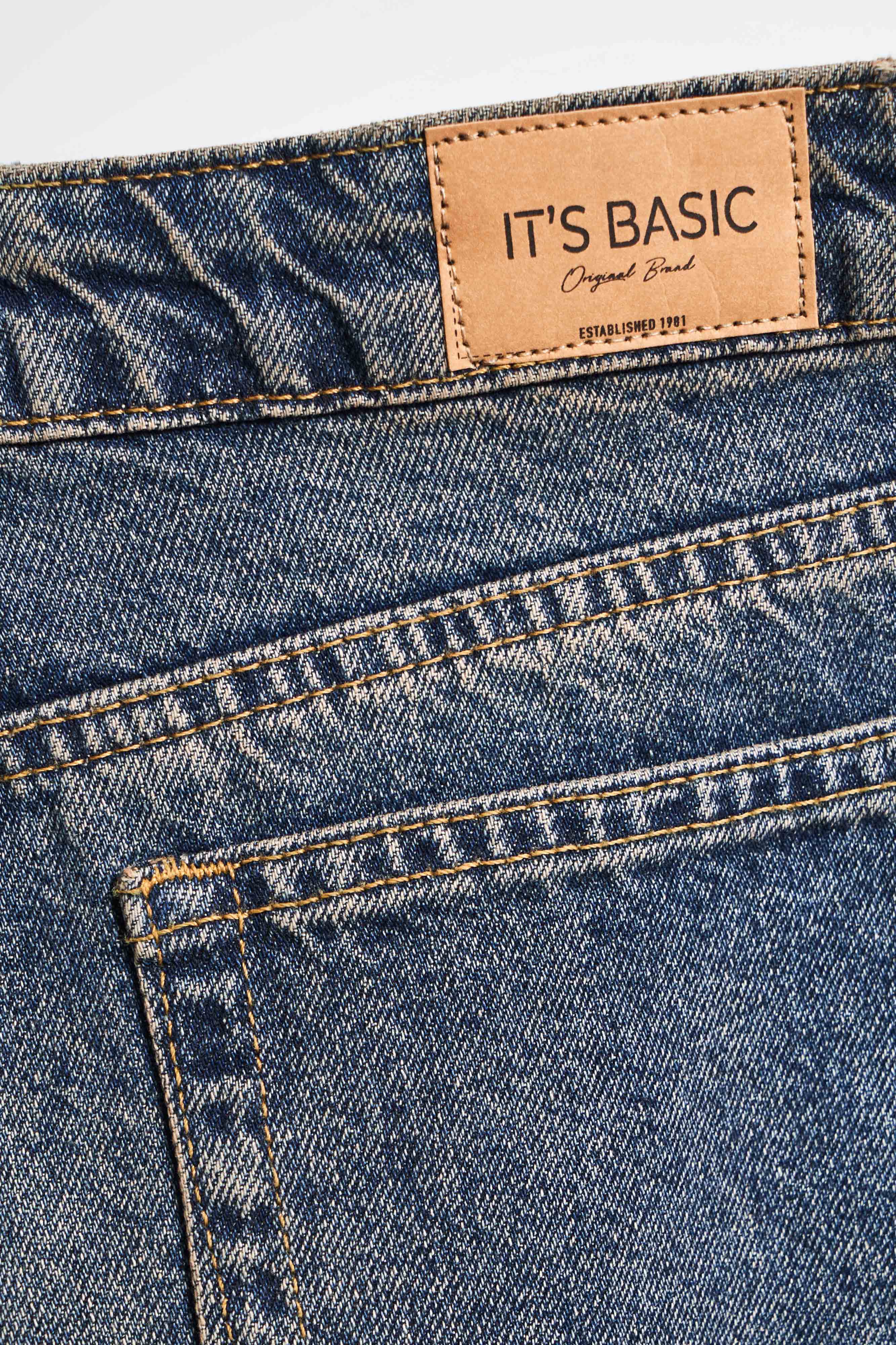 Kadın T.Kot Rengi 2w5-8 Palazzo Baggy Fit %100 Koton İç Boy 83cm Denim Jean