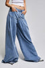 Women's T.Kot Color 3s5-27 Elephant Leg Fit Super Loose Fit 100% Cotton Design Denim Jean