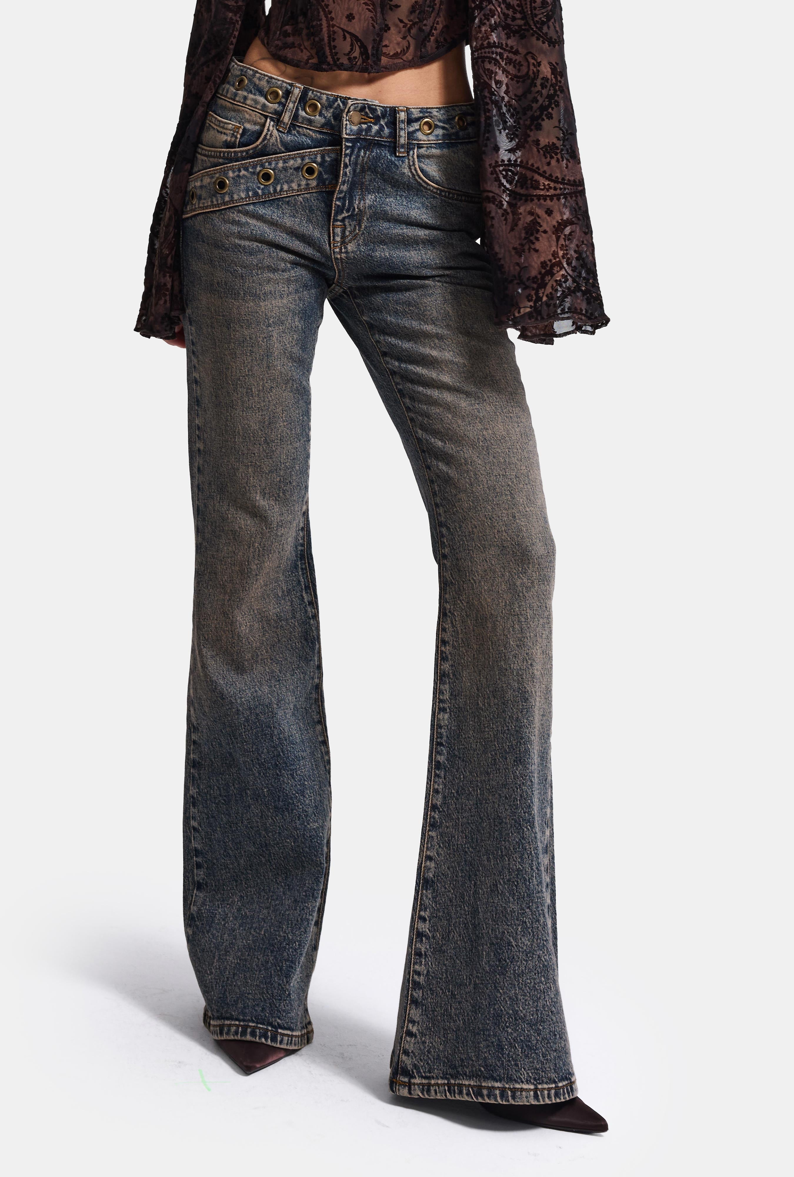 Kadın Tint 4w6-9 Flare Fit Komfort Kumaş Tasarım Denim Jean