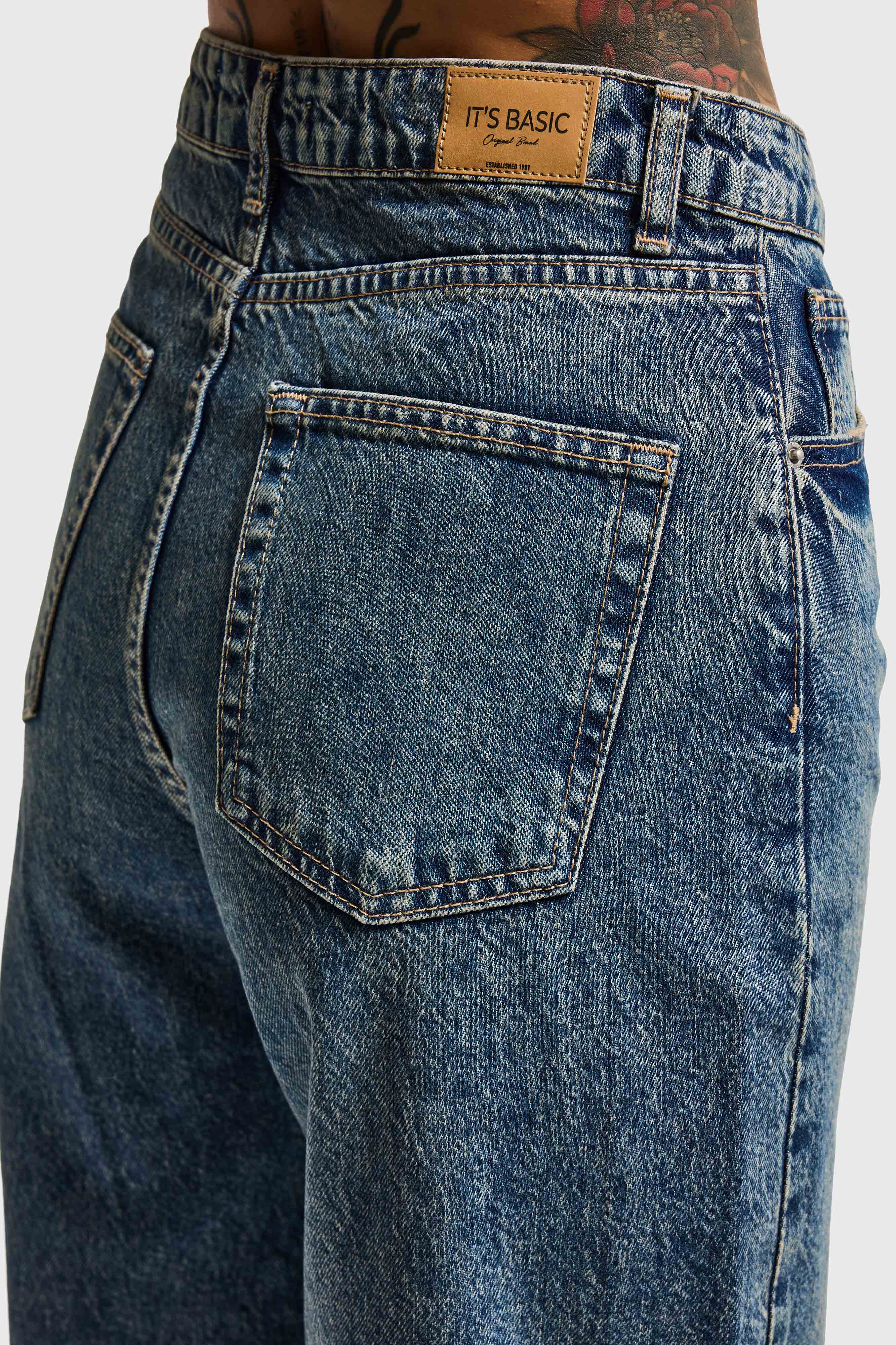 Kadın Tint Kot Doris 4s6-65 Straight Fit Yüksek Bel %100 Koton Denim Jean