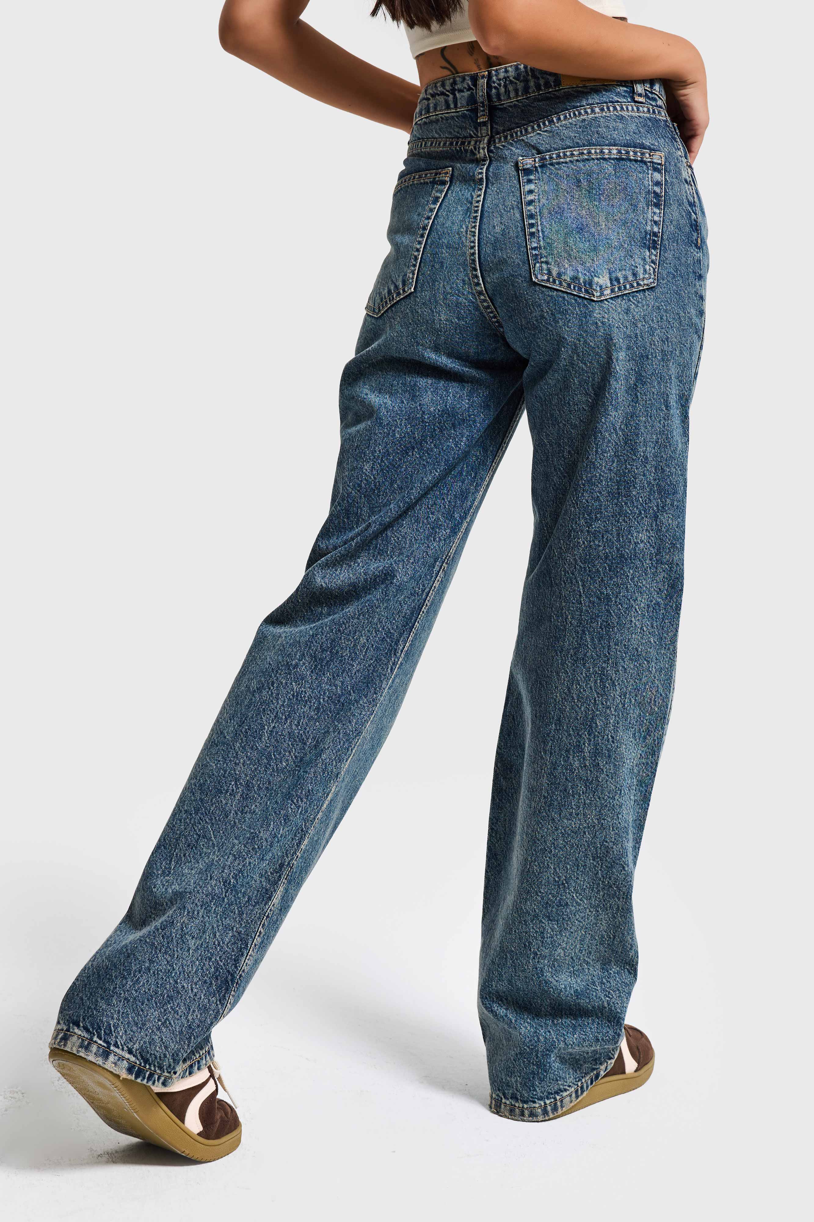 Kadın Tint Kot Doris 4s6-65 Straight Fit Yüksek Bel %100 Koton Denim Jean