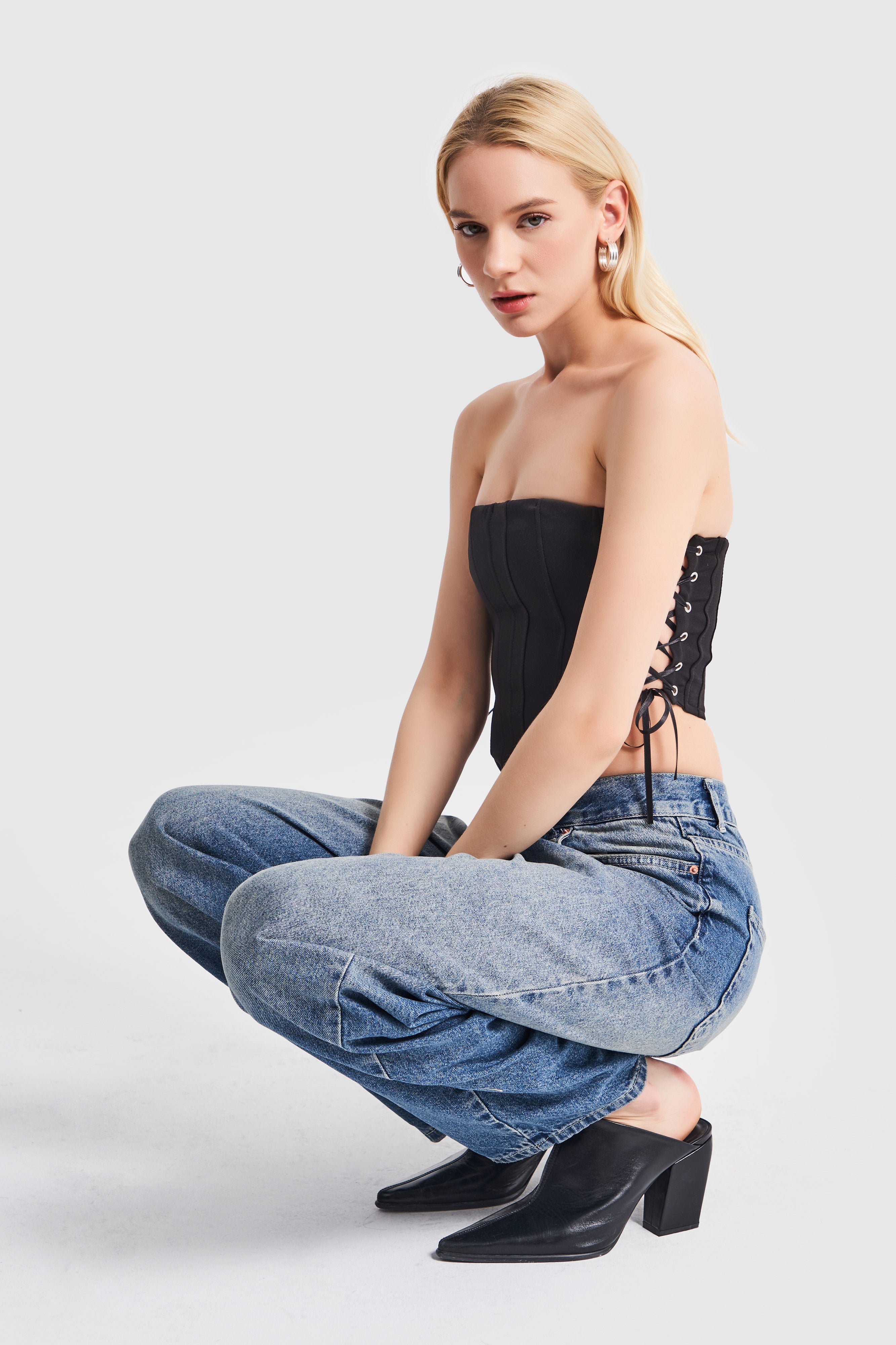 Women's Tint Jeans Color Relax Skater Fit Denim