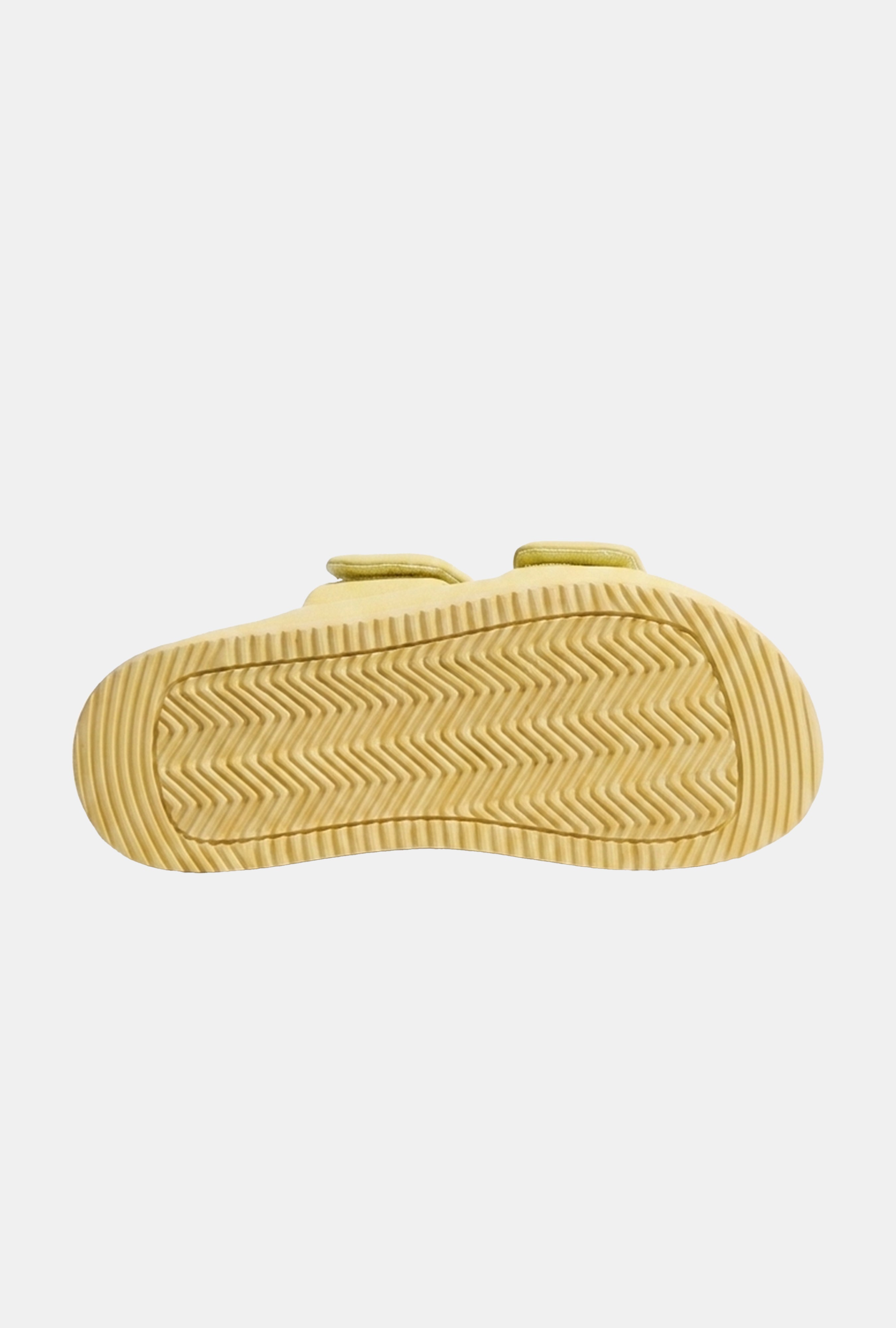 Kadın Sarı Mikrofiber Deri İthal Özel Tasarım Yüksek Taban Sandalet Terlik